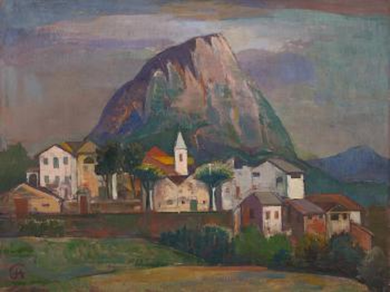 Giona I (Tessin) by Karl Hofer