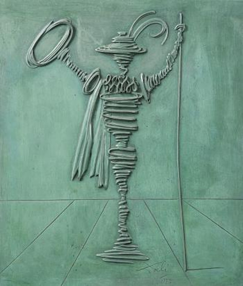 Spanish cavalier by Salvador Dali