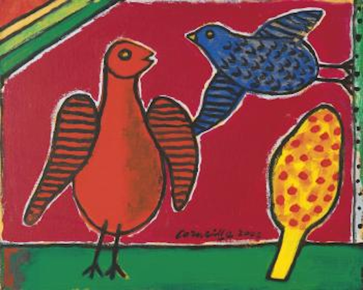 Deux oiseaux by Corneille