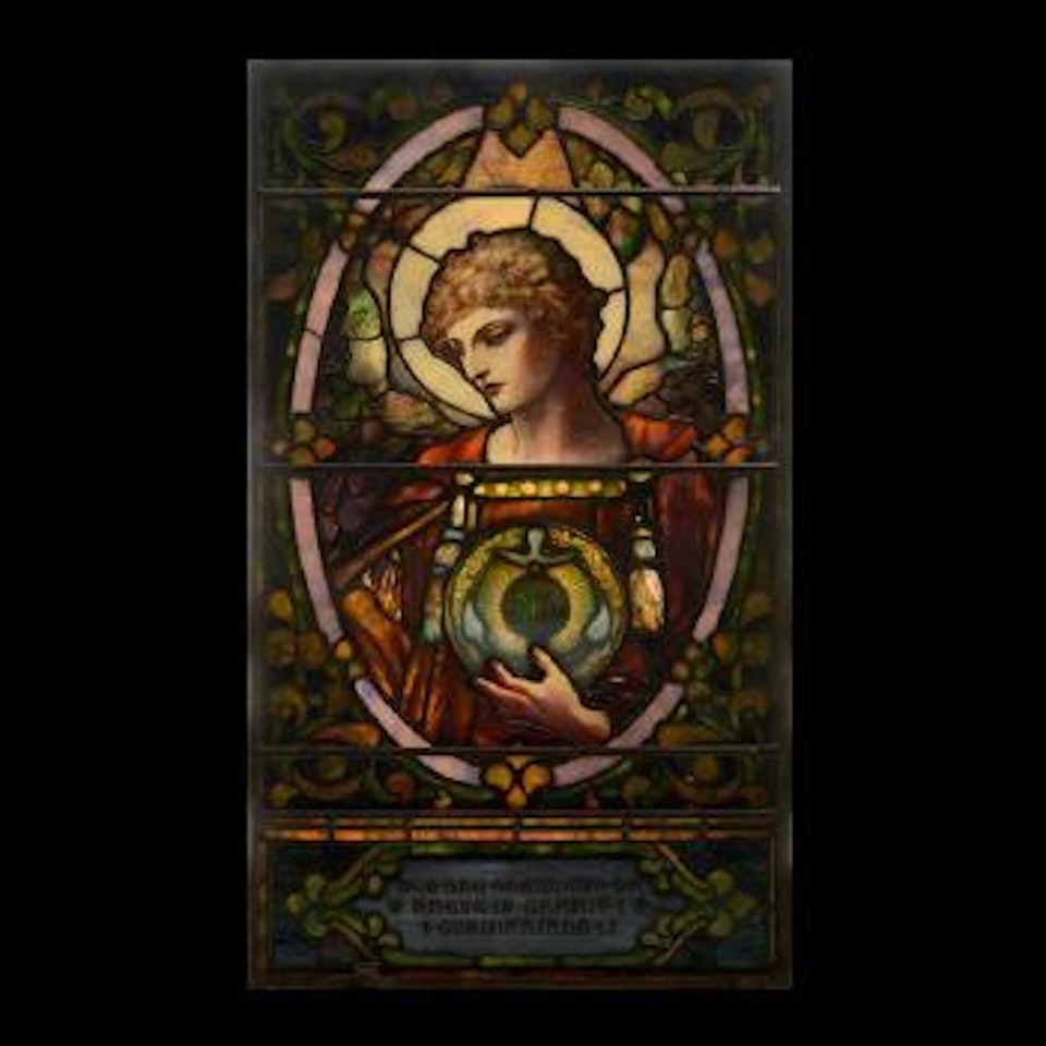 Angel window by Tiffany Studios
