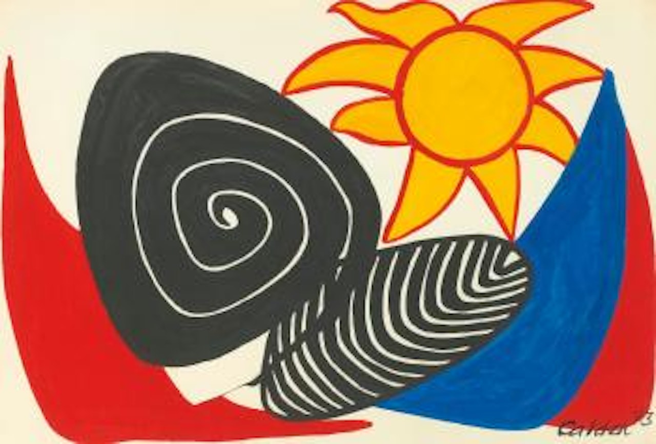 Yellow Sun by Alexander Calder