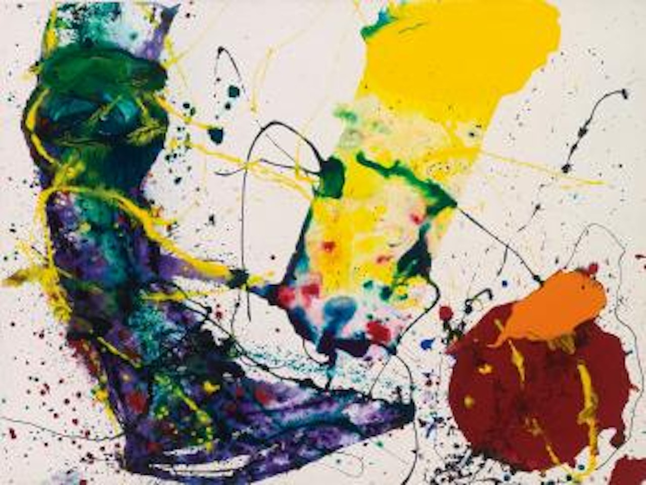 Untitled by Sam Francis