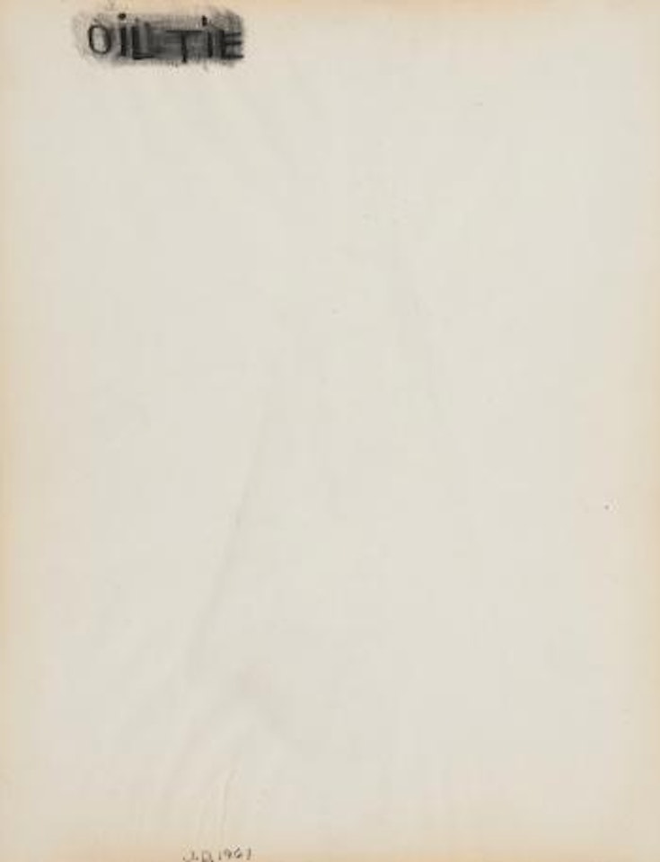Oil Tie by Jim Dine