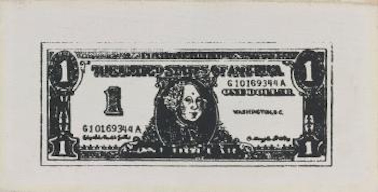 One Dollar Bill by Andy Warhol