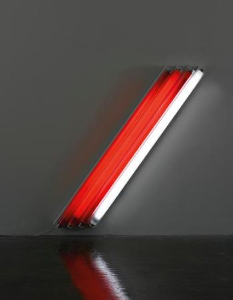 Untitled (To The Citizens Of The Swiss Cantons) 1 by Dan Flavin