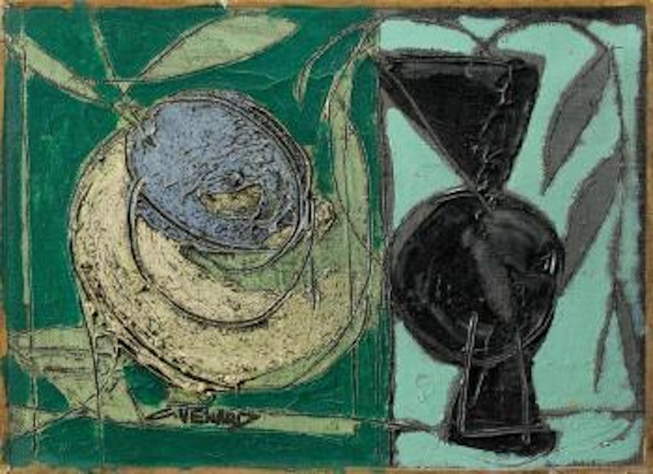 Nature morte à la prune by Claude Venard