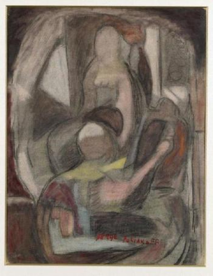 L'artiste et son modèle by Serge Poliakoff