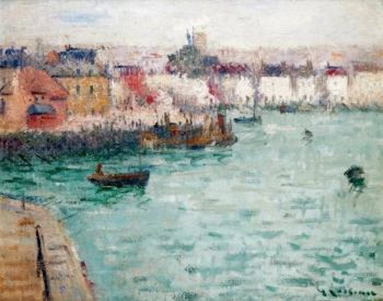 Avant-port de Dieppe by Gustave Loiseau