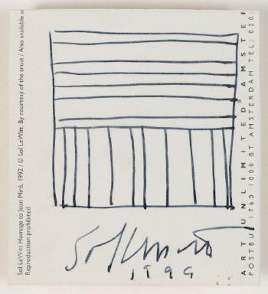 Hommage à Joan Miro by Sol LeWitt