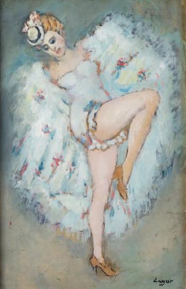 La danseuse de French cancan by Celso Lagar
