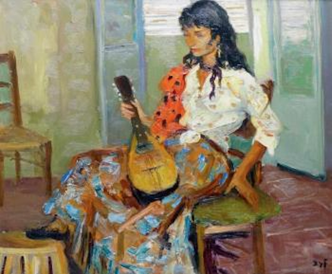 Gitane à la mandoline by Marcel Dyf