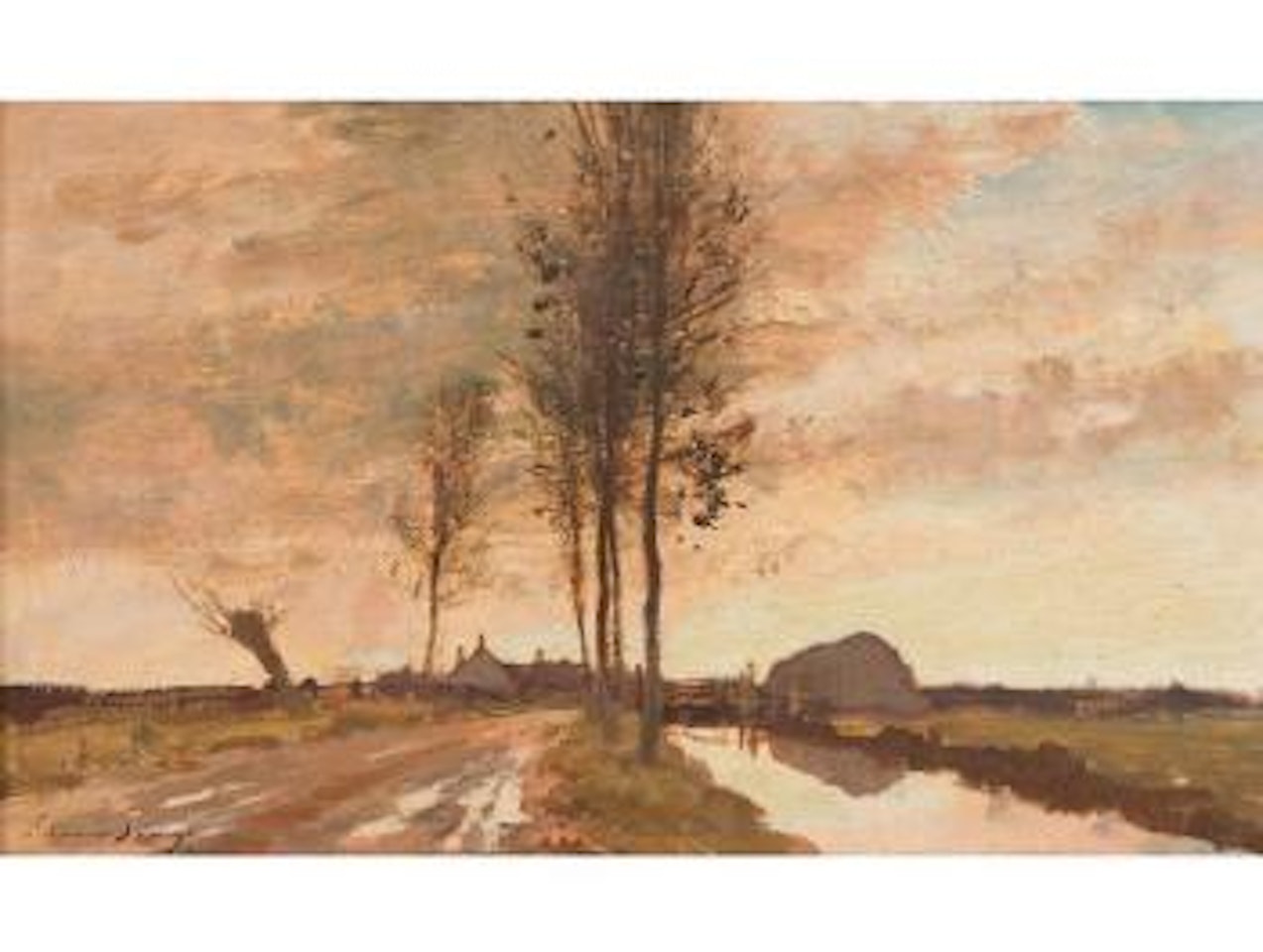 Marsh Loke near Hickling, Norfolk by Edward Seago