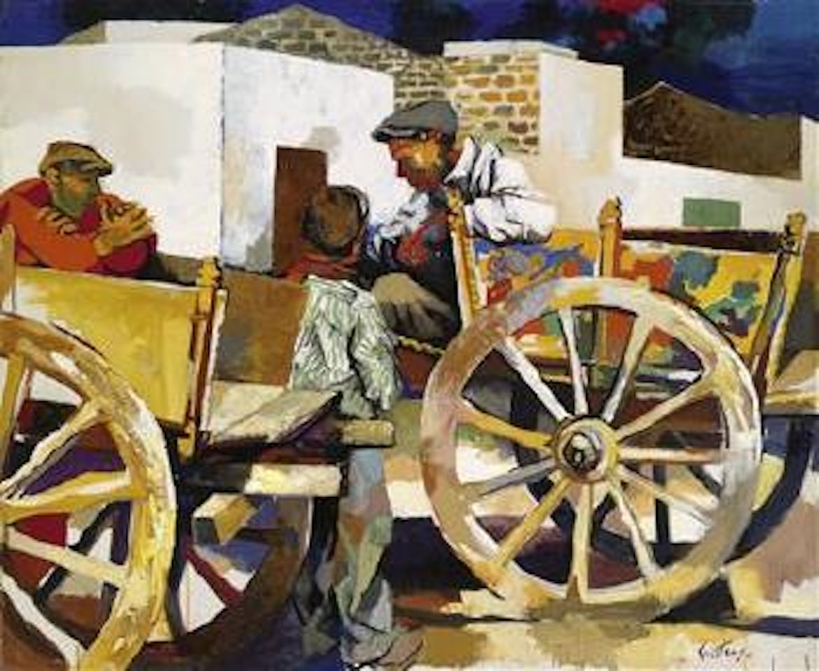 Carretti a Bagheria by Renato Guttuso