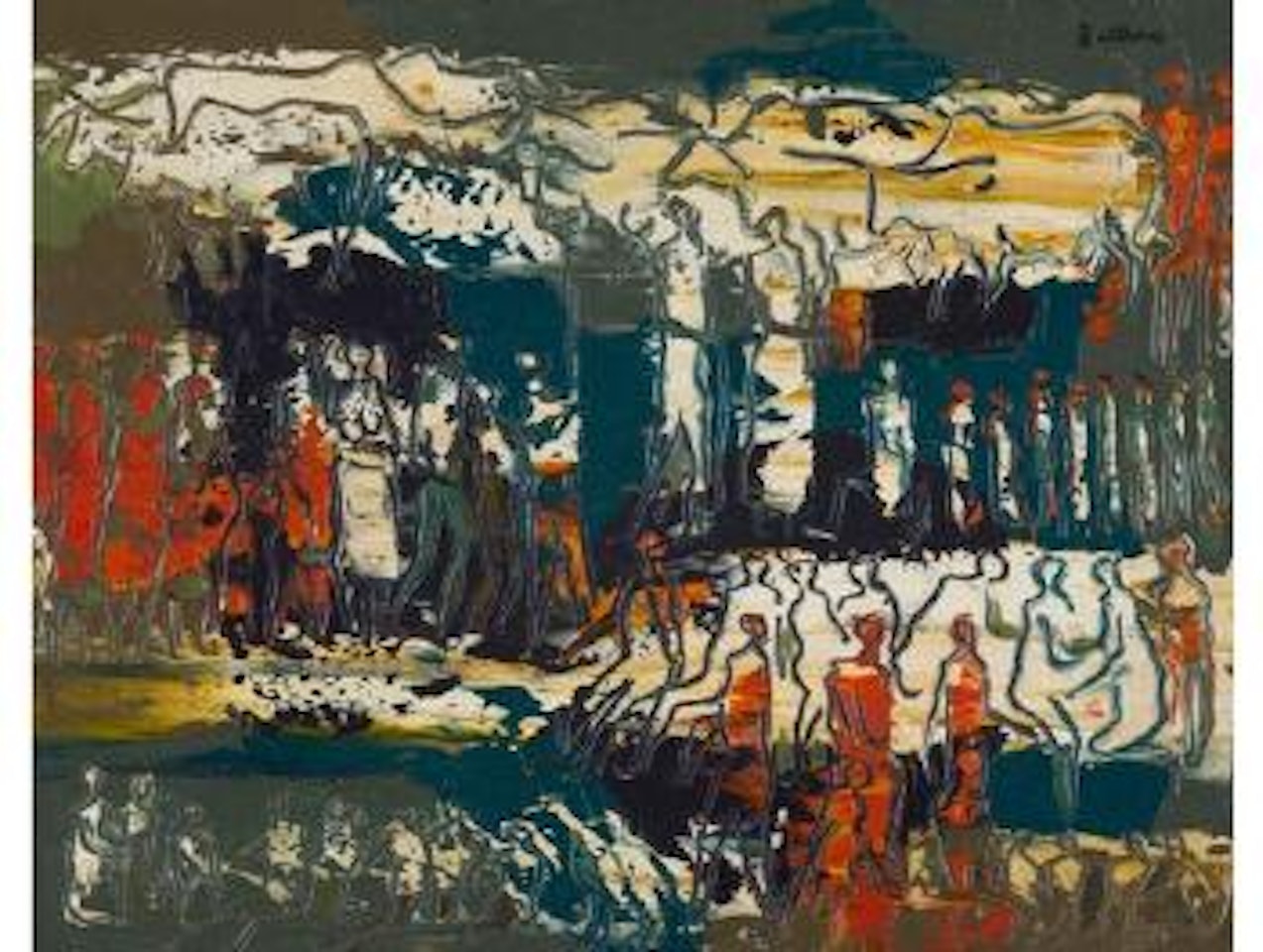 Cattle Herdboys and their Friends by Walter Battiss