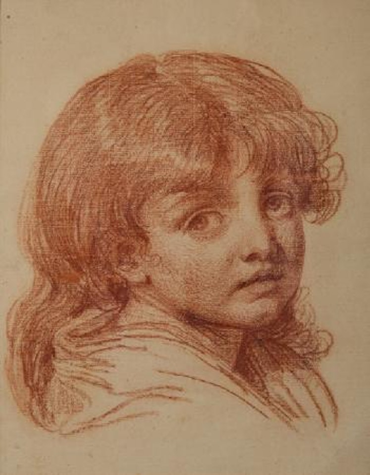Jeune fille en buste by Jean-Baptiste Greuze