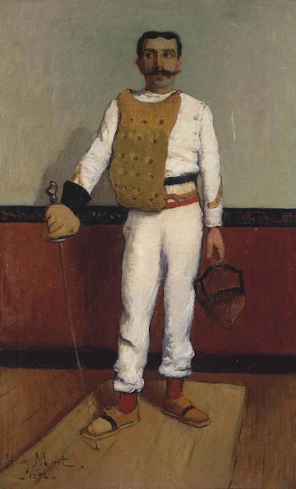 L'escrimeur (René-Jean Kerluen) by Henry Moret