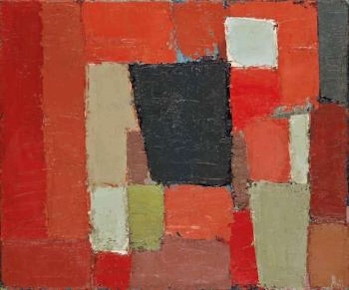 Rouge et noir by Nicolas de Staël