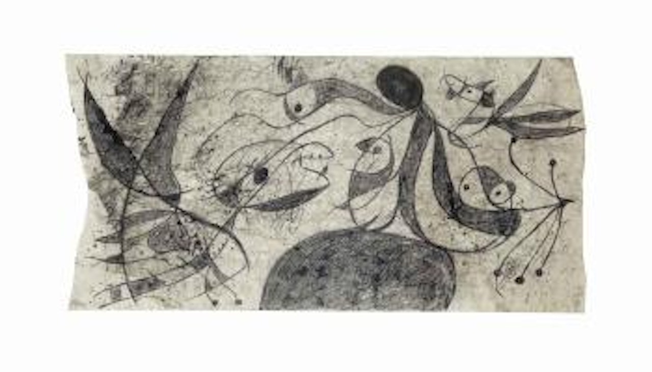 Femme, oiseaux by Joan Miró
