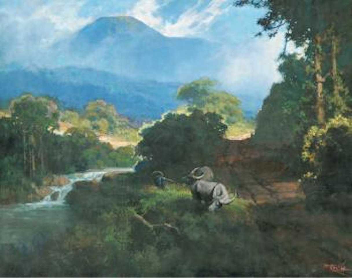 Morning Sun by Raden Basoeki Abdullah