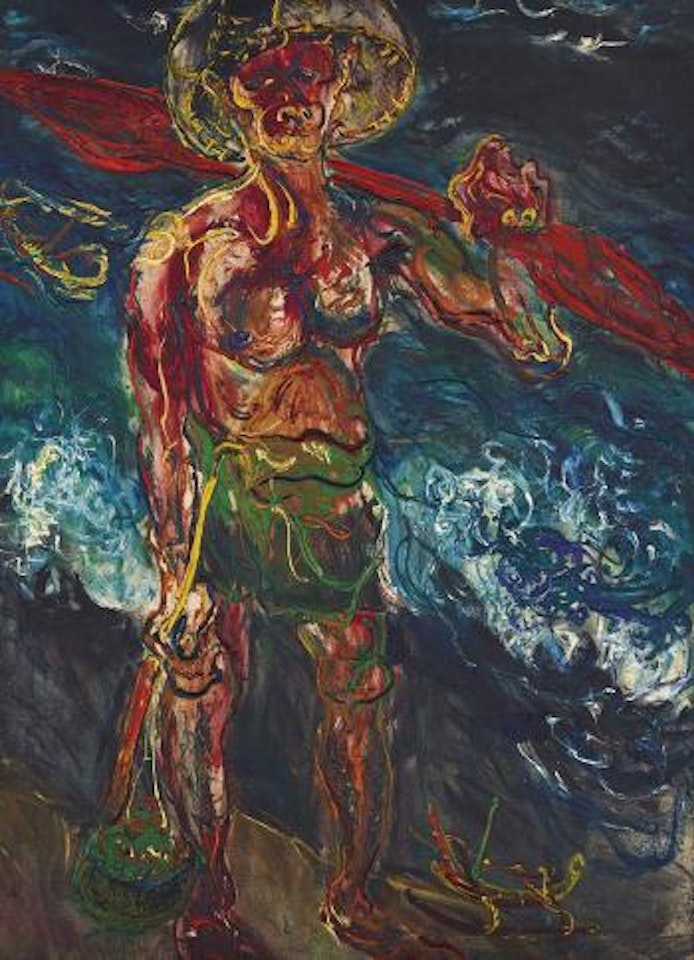 Balinese Fisherman by Affandi