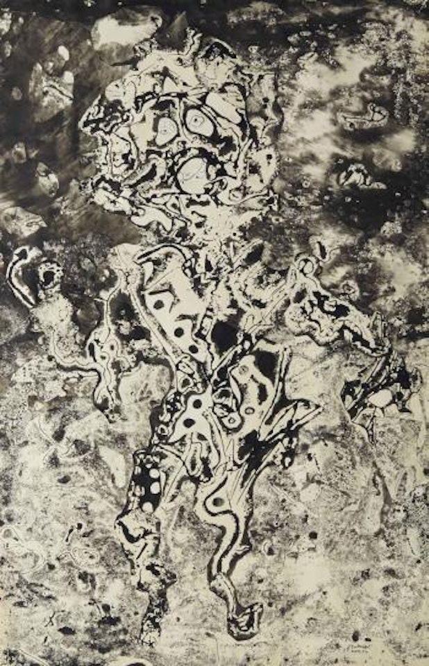 Chevalier traquÃ© by Jean Dubuffet