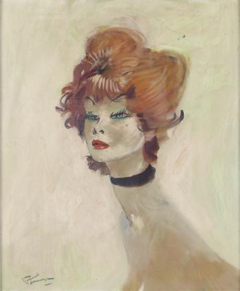 Zaza by Jean Gabriel Domergue
