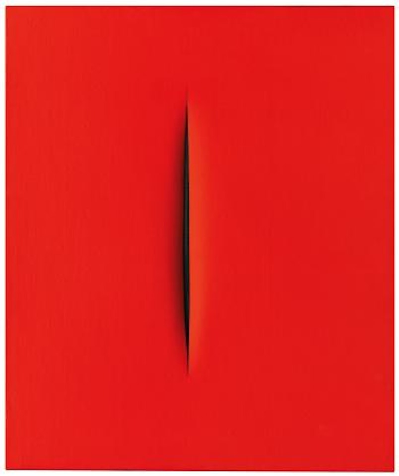 Concetto Spaziale, Attesa by Lucio Fontana