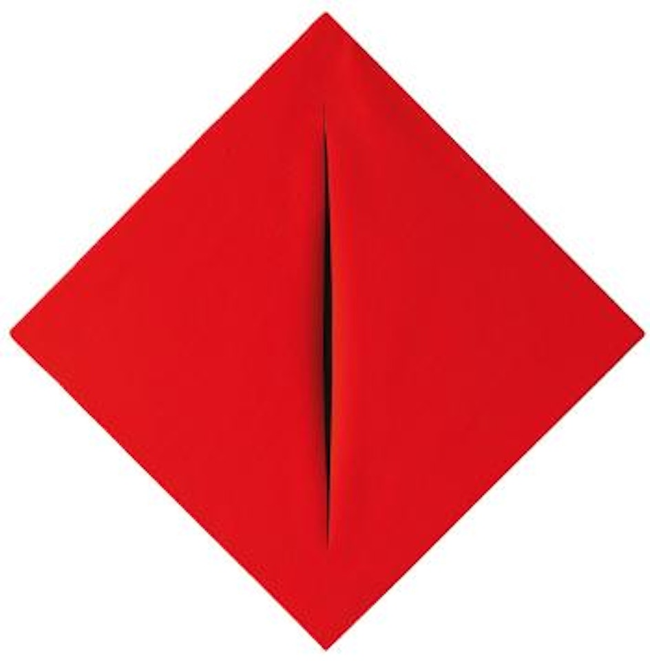 Concetto Spaziale, Attesa by Lucio Fontana