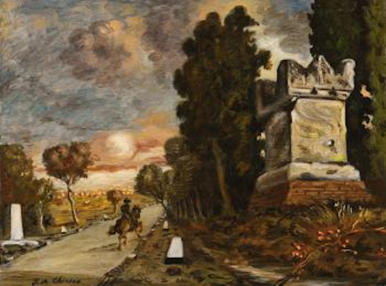 Via Cassia by Giorgio de Chirico