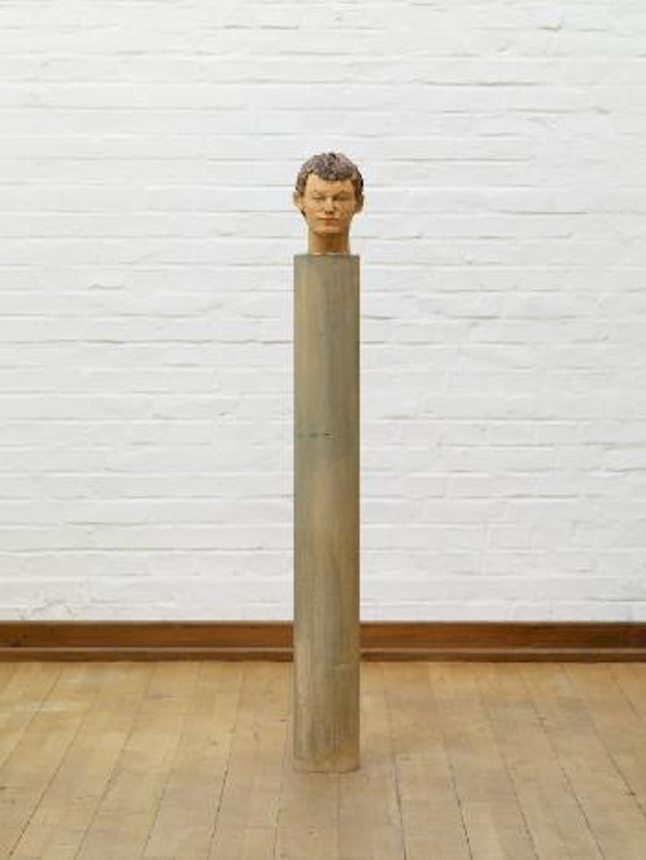 Ohne Titel (Kleine Kopfsäule) by Stephan Balkenhol