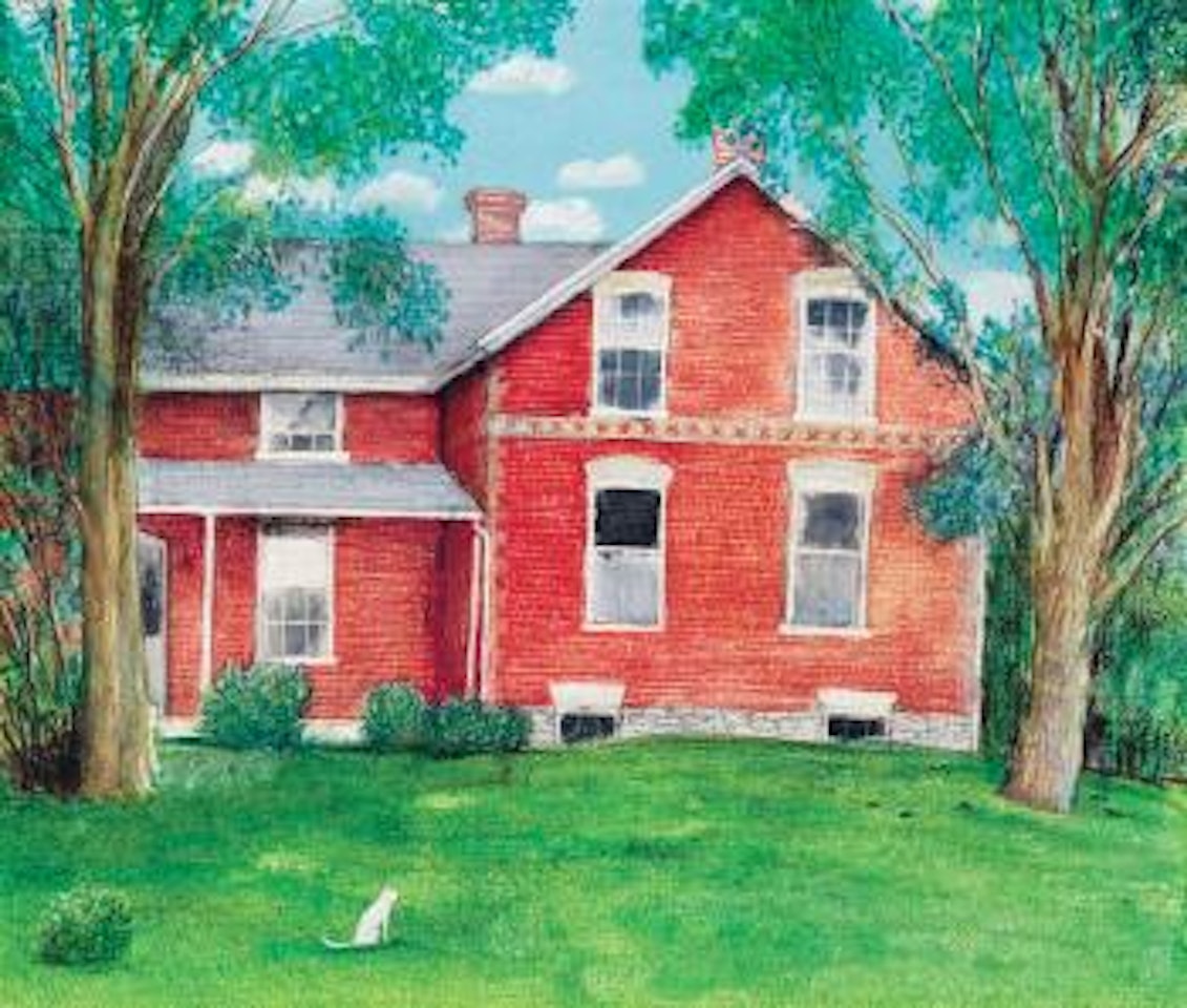 The King farm house by William Kurelek