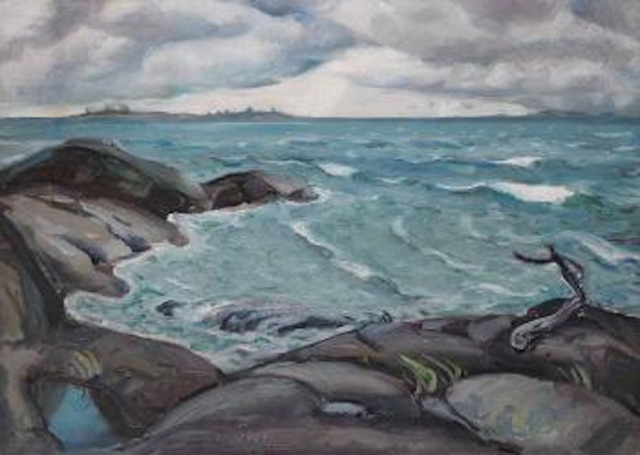 Georgian Bay near Manitou dock by Arthur Lismer