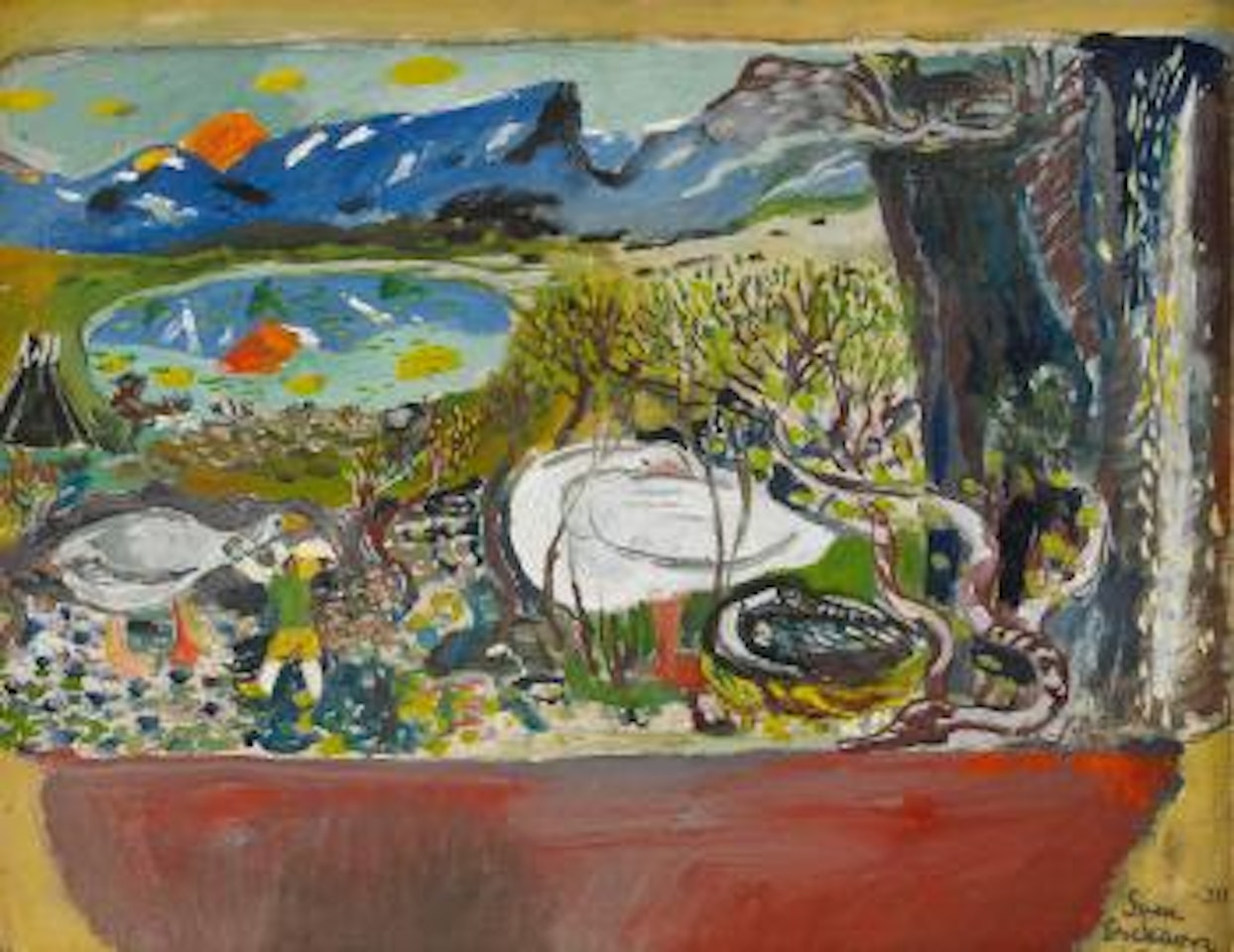 Landskap by Sven Erixson