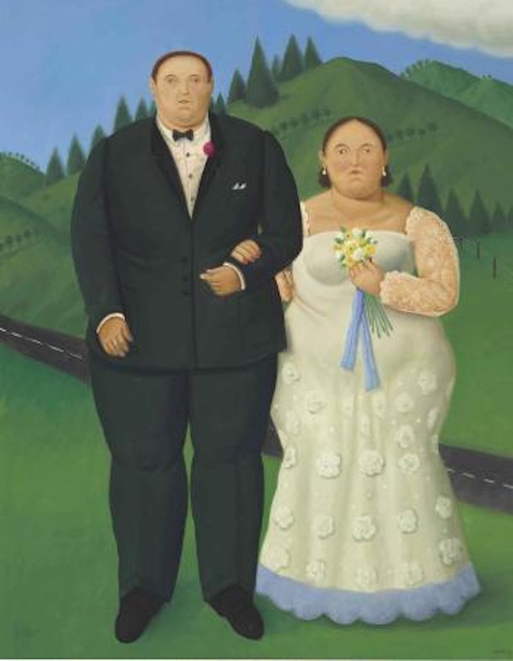 Country Wedding by Fernando Botero