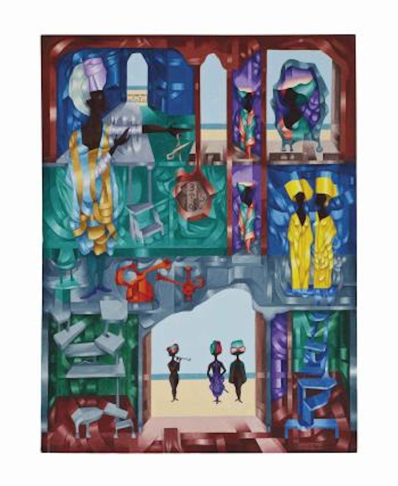 Ventanas de Holguín (also known as Turban Display) by Cundo Bermudez