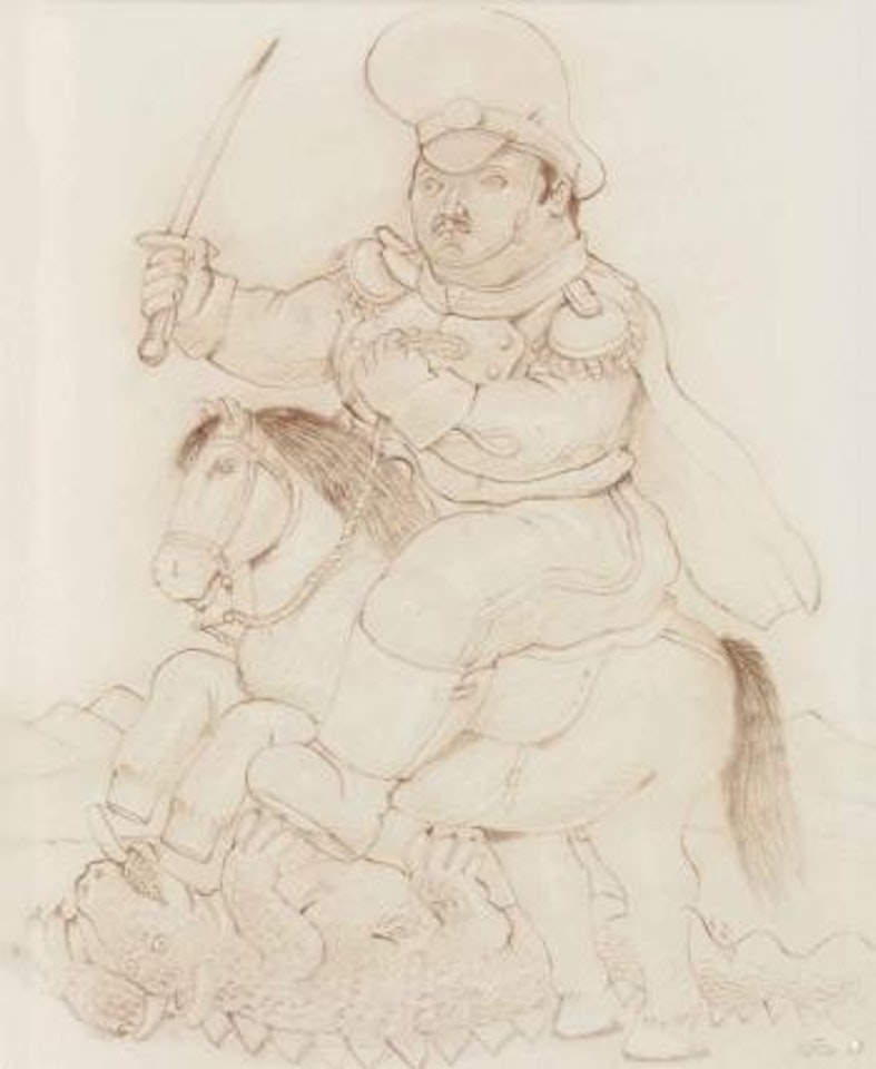 Untitled (St George) by Fernando Botero