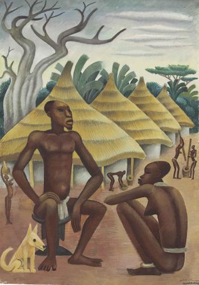 His Mind Clean of all Thought(from Batouala) by Miguel Covarrubias