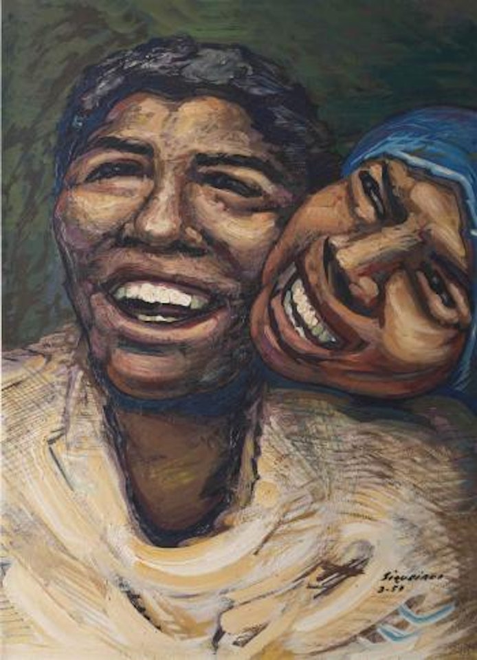 Dos cabezas by David Alfaro Siqueiros