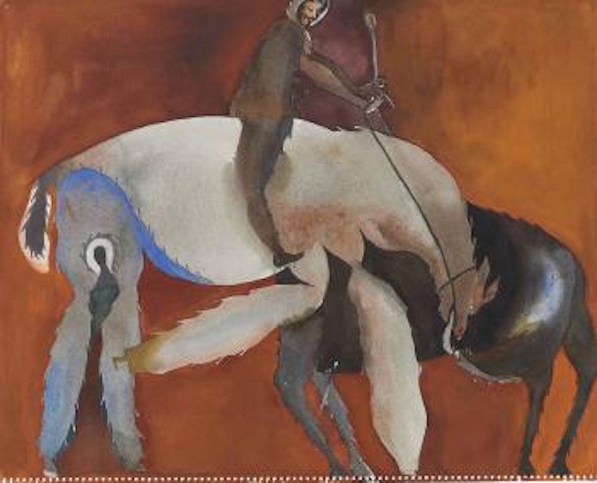 Dos caballos by Francisco Toledo