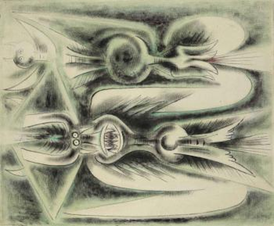 L'eau solide by Wifredo Lam