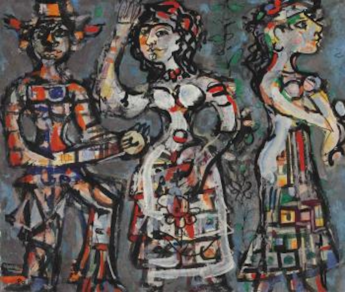 Untitled (Tres figuras) by René Portocarrero