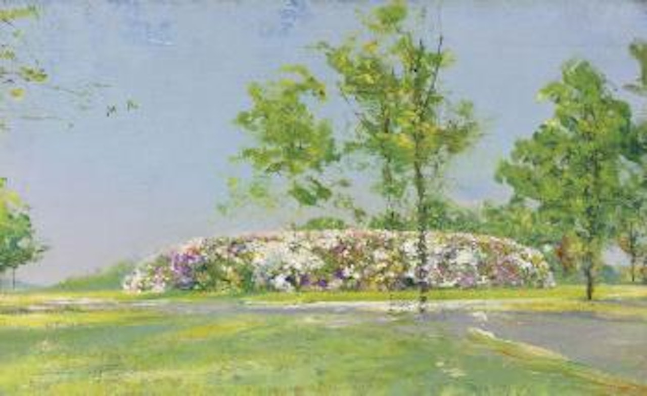 Massif de rhododendrons by Ivan Pavlovitch Pochitonov