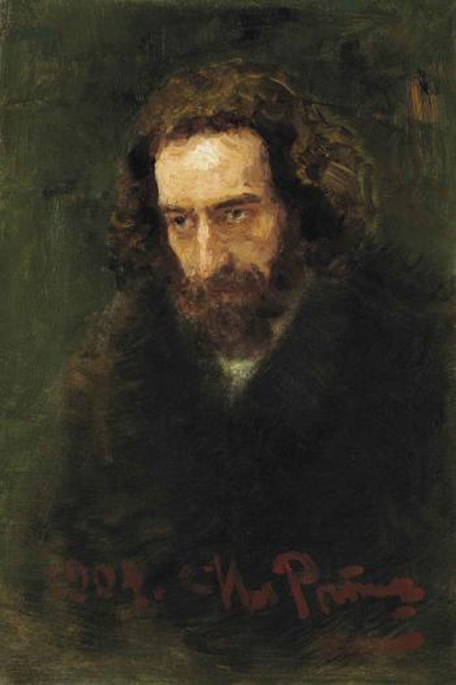 Portrait of Pavel Blaramberg (1841-1907) by Ilya Yefimovich Repin
