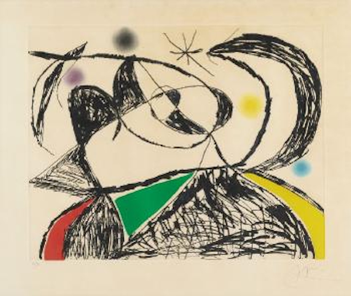 Mallorca (Bl. 3 Aus La Série Mallorca) by Joan Miró