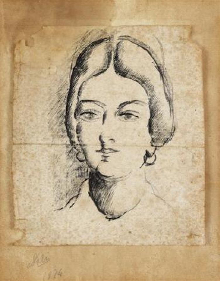 Portrait of a woman by Salvador Dali