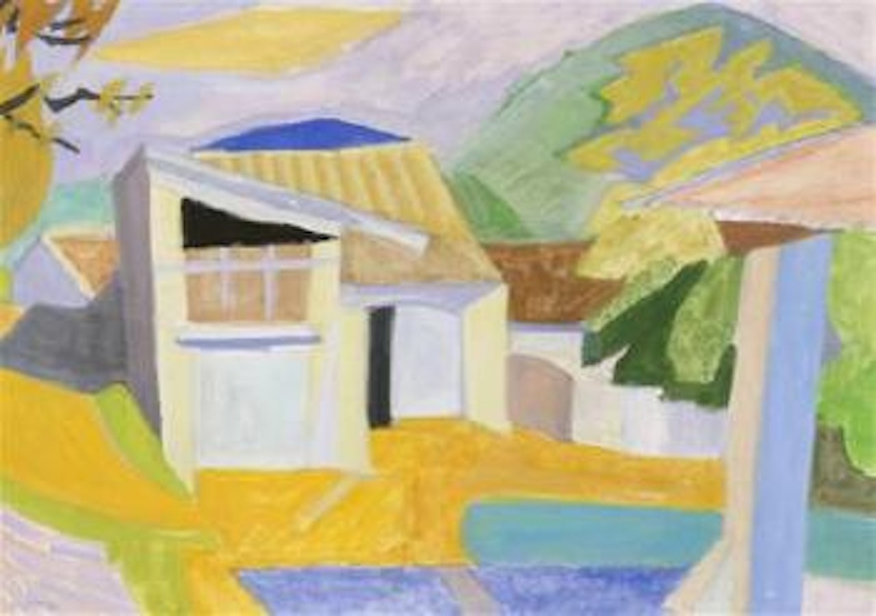 Maisons dans un paysage by André Lhote