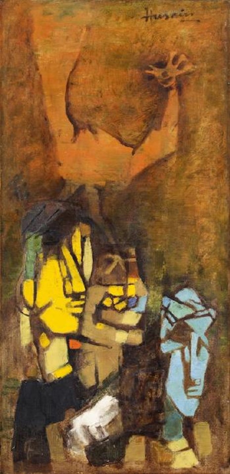 Peacock by M.F. Husain