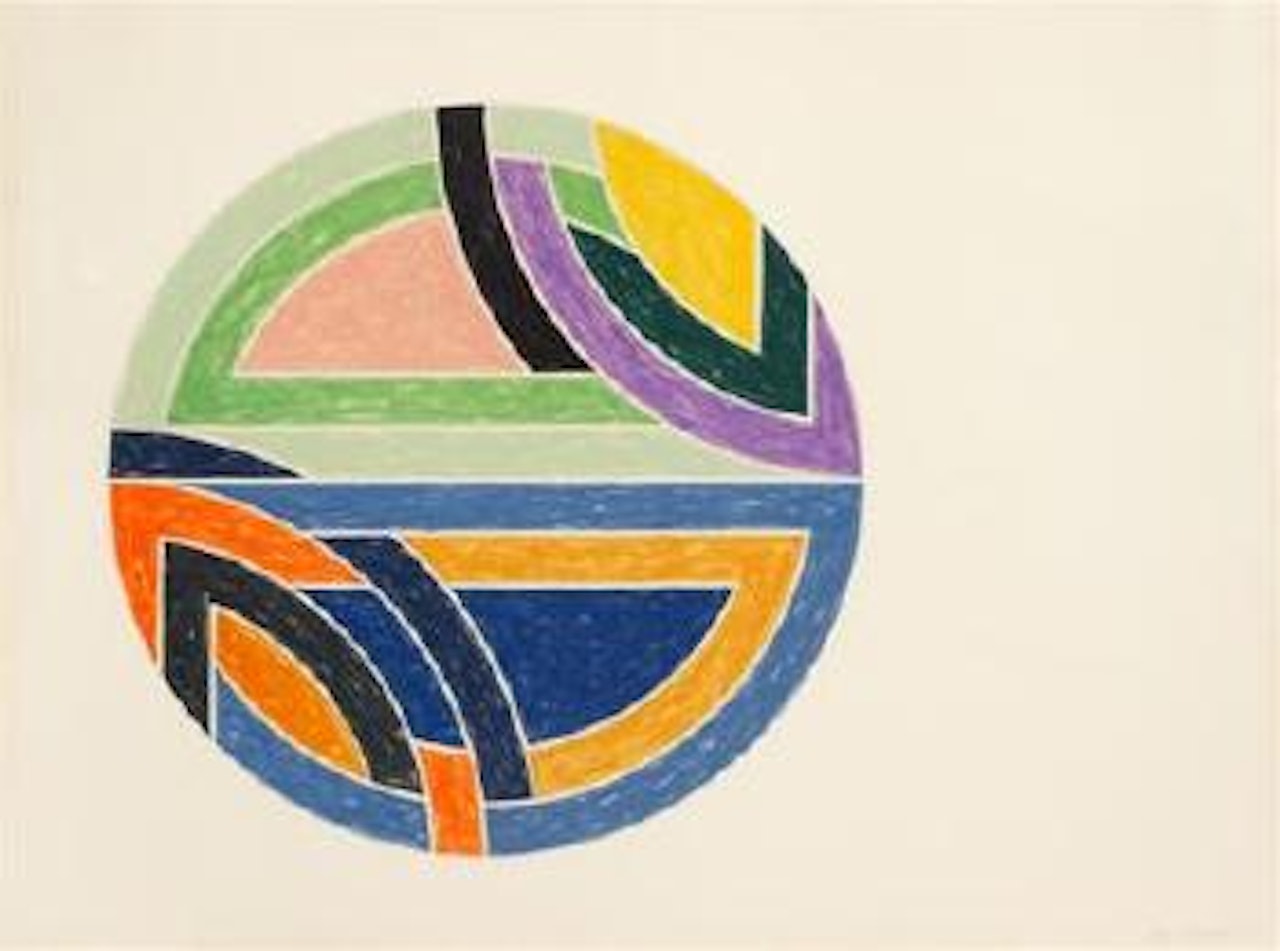 Sinjerli variation II by Frank Stella