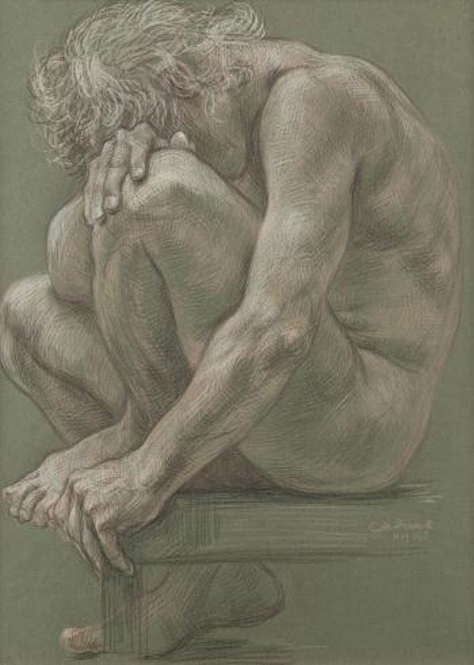 Male Nude NM197 by Paul Cadmus