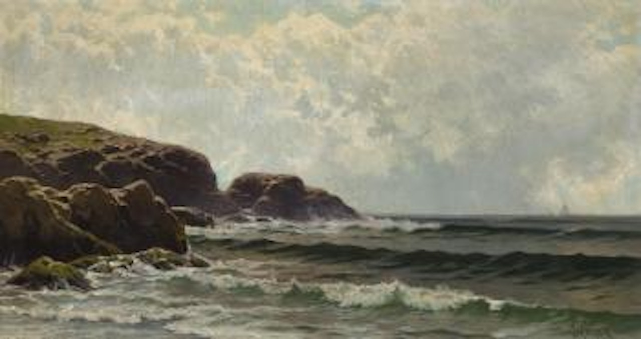 Coastline at midday by Alfred Thompson Bricher